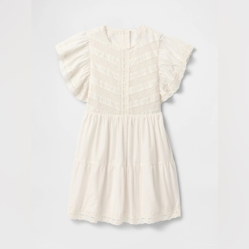 GAP Kids Lace Tiered Girls Ruffle Dress - XS (4/5) - Picture 1 of 7